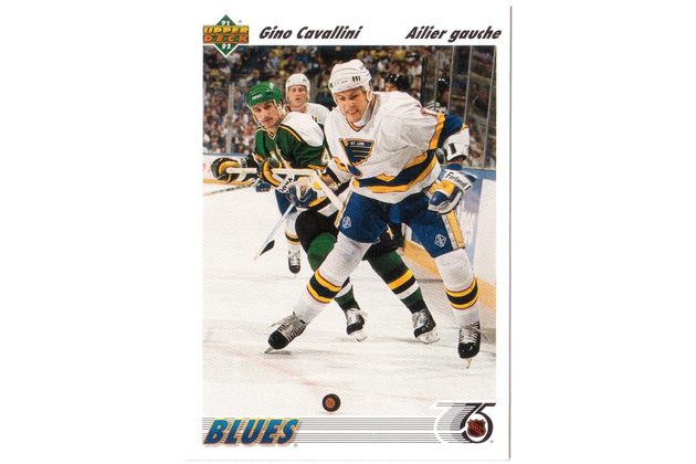 HK113 - Upper Deck karta - Gino Cavallini č.187 (1991-92)