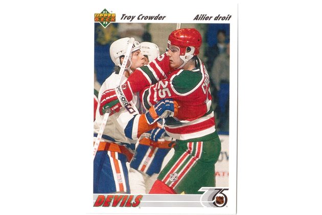 HK115 - Upper Deck karta - Troy Crowder č.342 (1991-92)
