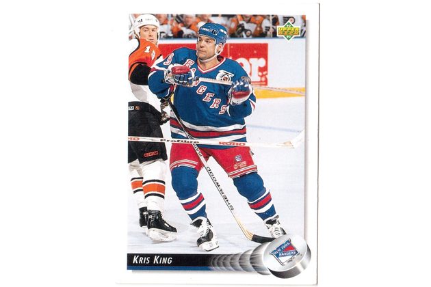 HK126 - Upper Deck karta - Kris King č.78   (1992-93)