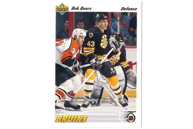 HK128 - Upper Deck karta - Bob Beers č.490  (1991-92)