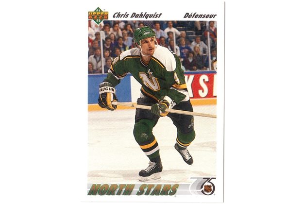 HK131 - Upper Deck karta - Chris Dahlquist č.307 (1991-92)
