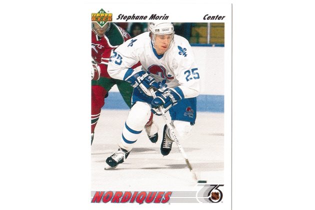 HK140 - Upper Deck karta - Stephane Morin č. 433 (1991-92)