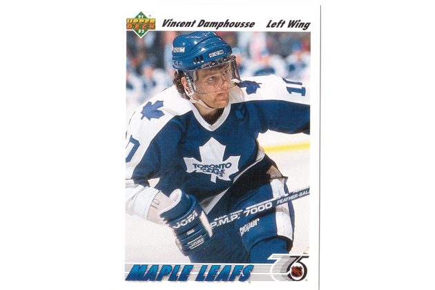 HK146 - Upper Deck karta - Vincent Damphousse č. 136 (1991-92)