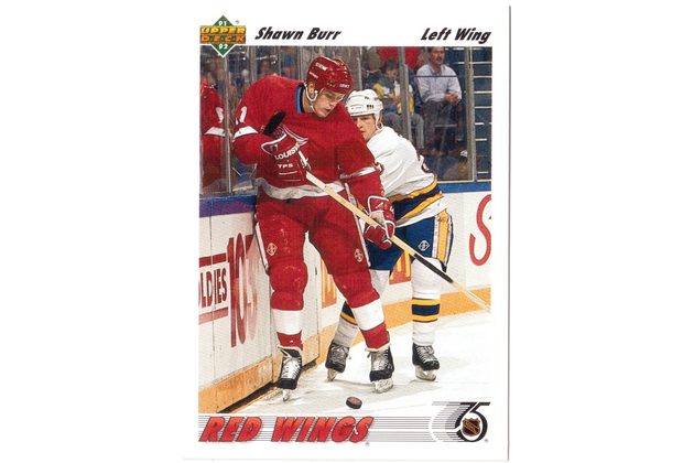 HK148 - Upper Deck karta - Shawn Burr č. 315 (1991-92)