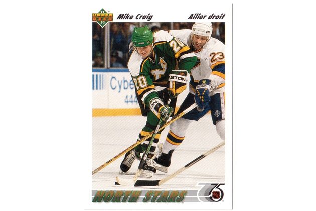 HK155 - Upper Deck karta - Mike Craig č. 125 (1991-92)