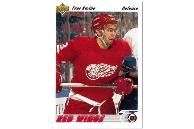 HK157 - Upper Deck karta - Yves Racine č. 498 (1991-92)