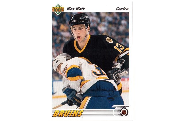 HK159 - Upper Deck karta - Wes Walz č. 123 (1991-92)