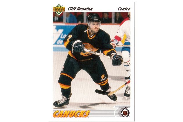 HK162 - Upper Deck karta - Cliff Ronning č. 208 (1991-92)