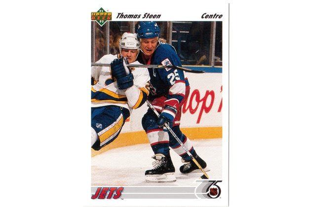 HK164 - Upper Deck karta - Thomas Steen č. 181 (1991-92)