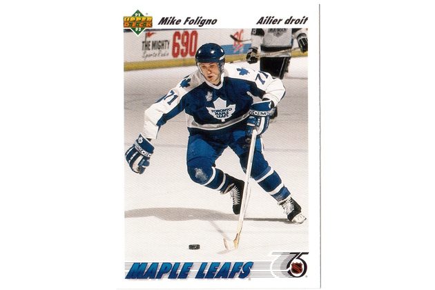 HK177 - Upper Deck karta - Mike Foligno č. 212 (1991-92)