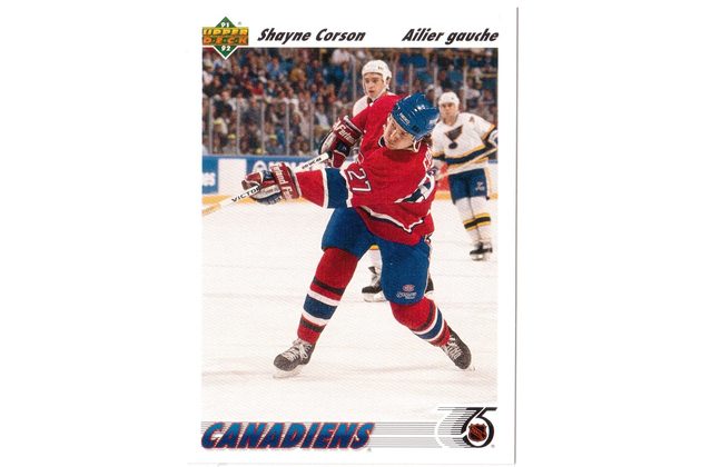 HK193 - Upper Deck karta - Shayne Corson č. 282 (1991-92)