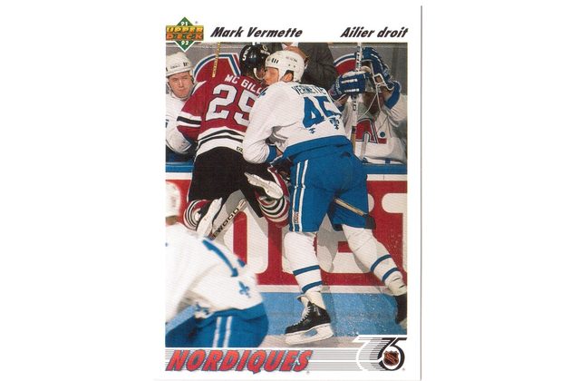 HK195 - Upper Deck karta - Mark Vermette č. 470 (1991-92)