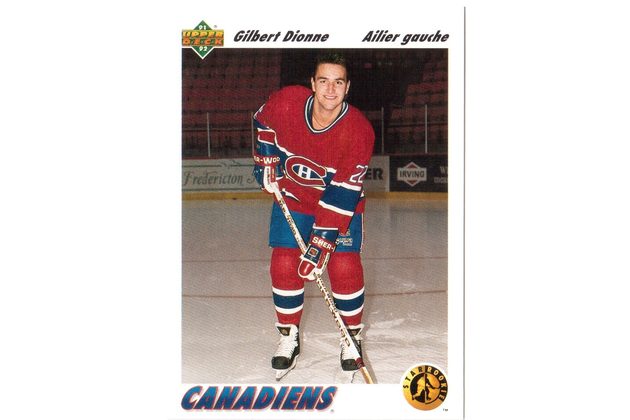 HK201 - Upper Deck karta - Gilbert Dionne č. 448 (1991-92)