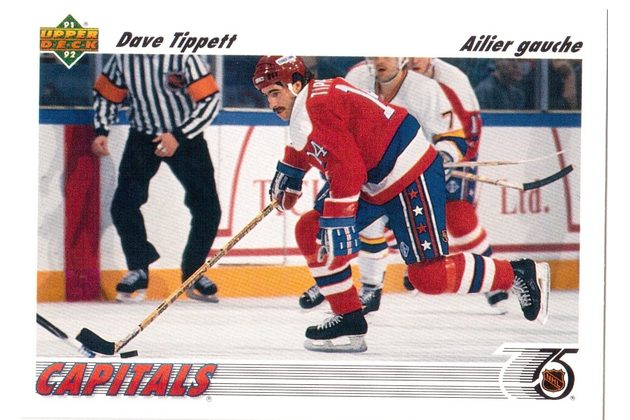 HK208 - Upper Deck karta - Dave Tippett č. 480 (1991-92)