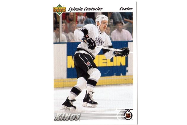 HK212 - Upper Deck karta - Sylvain Couturier č. 491 (1991-92)