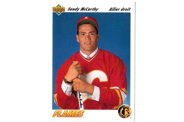 HK214 - Upper Deck karta - Sandy McCarthy č. 77 (1991-92)