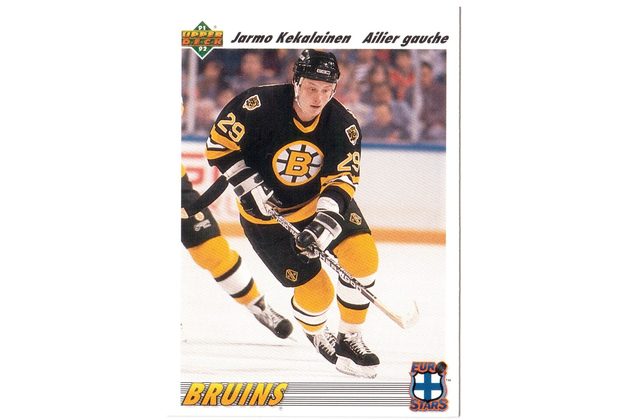 HK217 - Upper Deck karta - Jarmo Kekalainen č. E1 (1991-92)