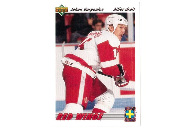HK218 - Upper Deck karta - Johan Garpenlov č. E15 (1991-92)