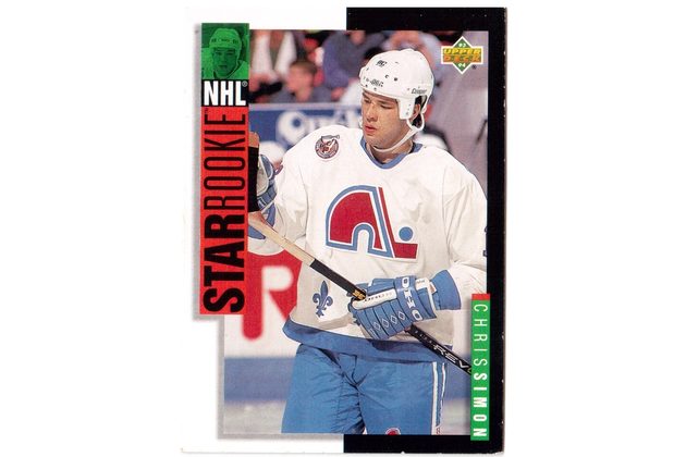 HK225 - Upper Deck karta - Chris Simon č. 243 (1993-94)