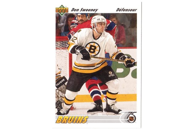 HK232 - Upper Deck karta - Don Sweeney č. 338 ( 1991-92)