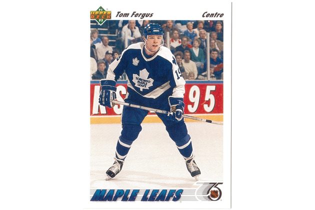 HK236 - Upper Deck karta - Tom Fergus č.384 ( 1991-92)