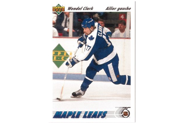 HK238 - Upper Deck karta - Wendel Clark č. 386 ( 1991-92)