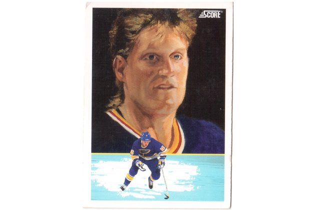 HK242 - Score karta - Brett Hull č. 247 ( 1991-92)