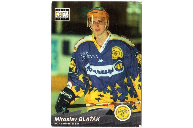 HK252 - OFS karta - Miroslav Blaťák č. 376 (2000- 2001)