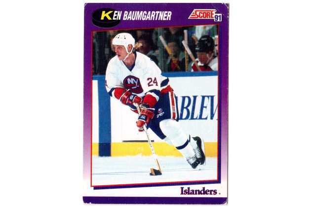 HK264 - Score karta - Ken Baumgartner č. 148 (1991-92)
