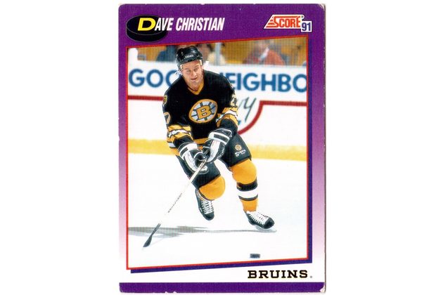 HK274 - Score karta - Dave Christian č. 292 (1991-92)