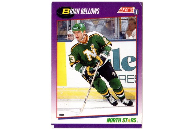 HK277 - Score karta - Brian Bellows č. 160 (1991-92)