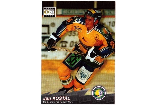 HK325 - OFS karta - Jan Košťál č. 181  (2000-2001)
