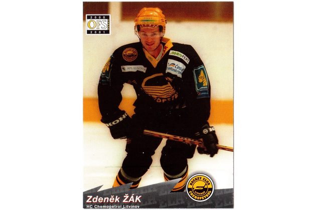 HK326 - OFS karta - Zdeněk Žák č. 154 (2000-2001)