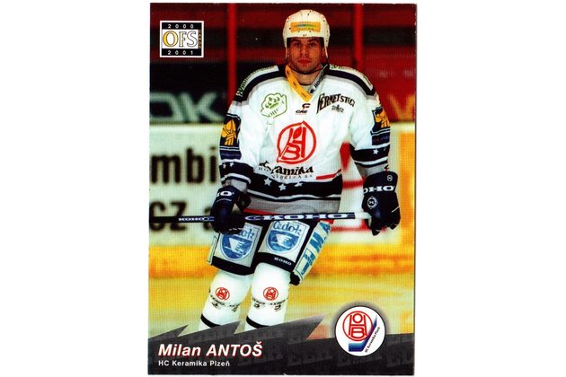 HK336 - OFS karta - Milan Antoš č. 73 (2000-2001)  