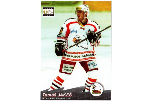 HK340 - OFS karta - Tomáš Jakeš č. 190 (2000-2001)