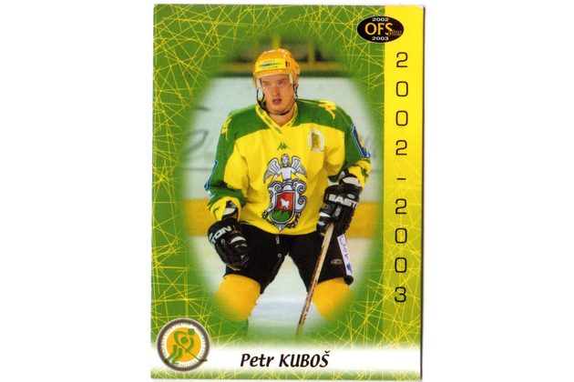 HK357 - OFS karta - Petr Kuboš č. 69 (2002 - 2003)