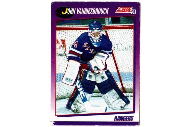 HK376 - Score karta - John Vanbiesbrouck č. 10 ( 1991-92)
