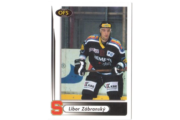 HK417 - OFS karta - Libor Zábranský č. 99 (2001 - 2002)