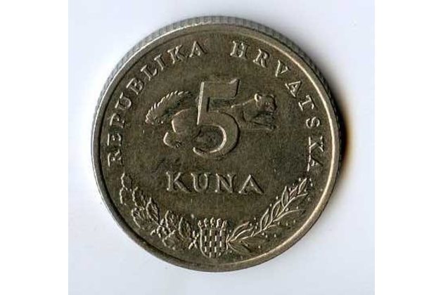 Mince Chorvatsko  5 Kuna 1995 (wč.610)    