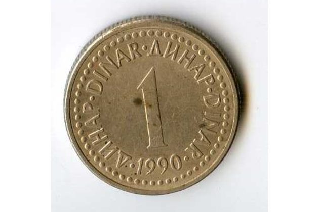 Mince Jugoslávie  1 Dinar 1990 (wč.810)  