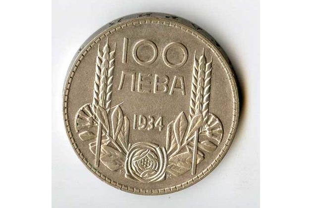 Mince Bulharsko  100 Leva 1934 (wč.70)    