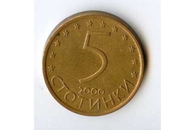 Mince Bulharsko  5 Stotinki 2000 (wč.451)  