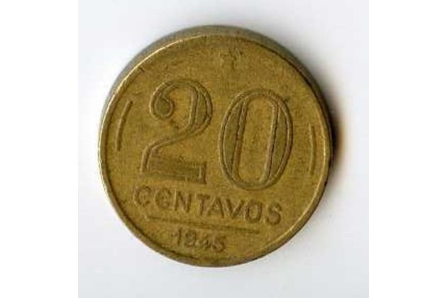 Mince Brazílie  20 Centavos 1945 (wč.120)     