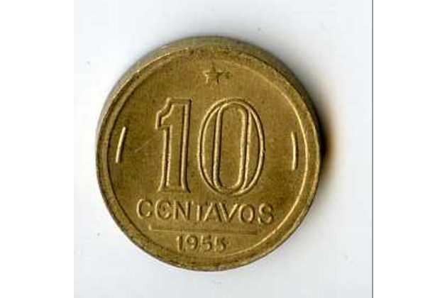 Mince Brazílie  10 Centavos 1955 (wč.100)   