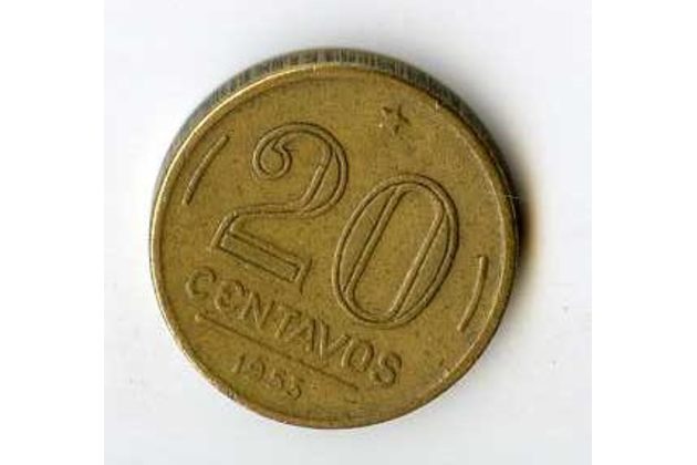 Mince Brazílie  20 Centavos 1953 (wč.129)       