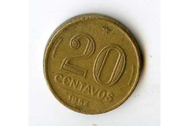 Mince Brazílie  20 Centavos 1954 (wč.131)       