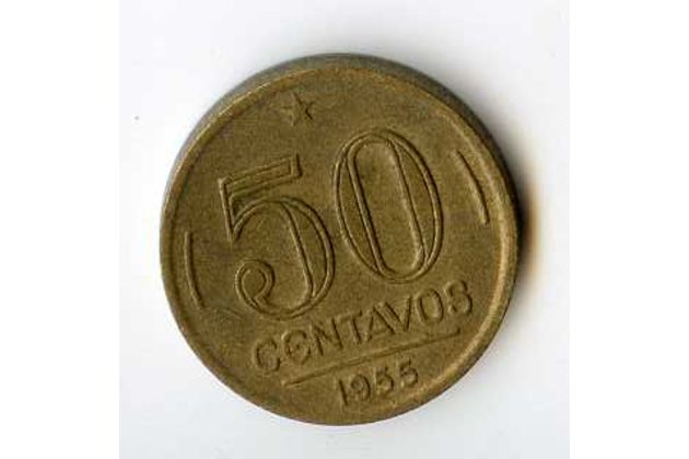 Mince Brazílie  50 Centavos 1955 (wč.162)           