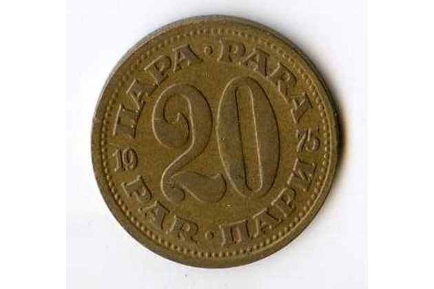 Mince Jugoslávie  20 Para 1975 (wč.233)