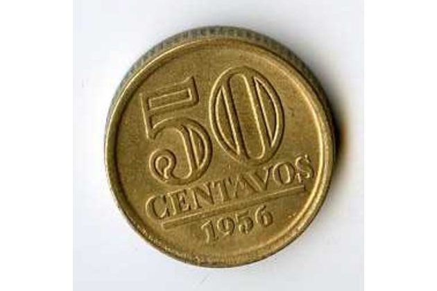 Mince Brazílie  50 Centavos 1956 (wč.168)             
