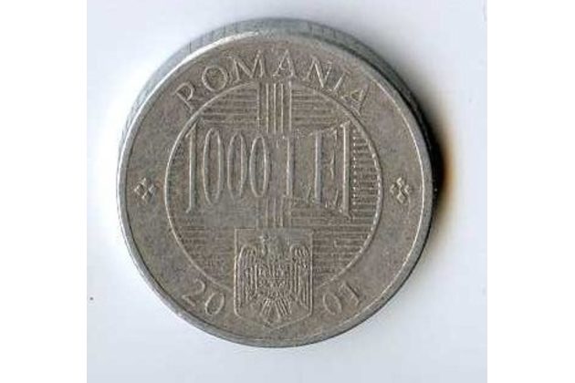 Mince Rumunsko  1000 Lei 2001 (wč.210)       